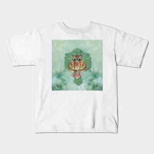 Wonderful elegant decorative owl Kids T-Shirt